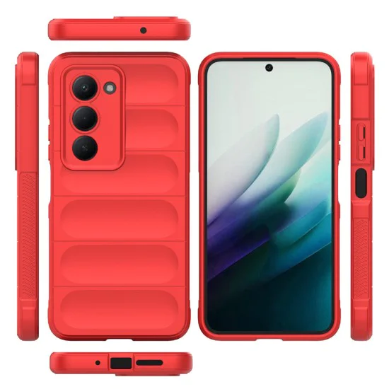Калъф – Techsuit Magic Shield – Xiaomi Redmi 15 4G / Redmi 15 5G – Червен