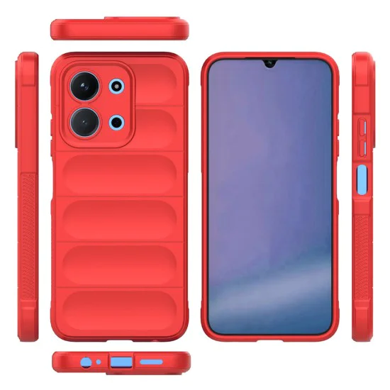 Калъф – Techsuit Magic Shield – Xiaomi Redmi 15C 4G / Redmi 15C 5G – Червен