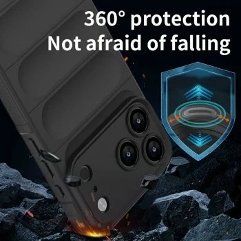 Калъф Techsuit Magic Shield - iPhone 18 Pro / iPhone 17 Pro - Бордо