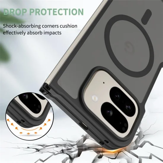 Калъф Techsuit PureFrost MagSafe - Google Pixel 11 Pro Fold - Матово черен