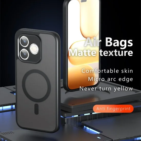 Калъф Techsuit - PureFrost MagSafe - Honor 600 Smart - Матово черен