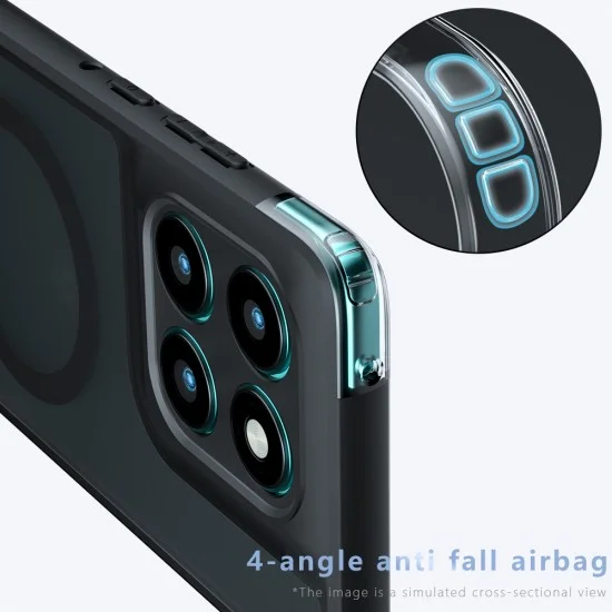 Калъф Techsuit PureFrost MagSafe - Motorola Edge 70 Max - Матово черен