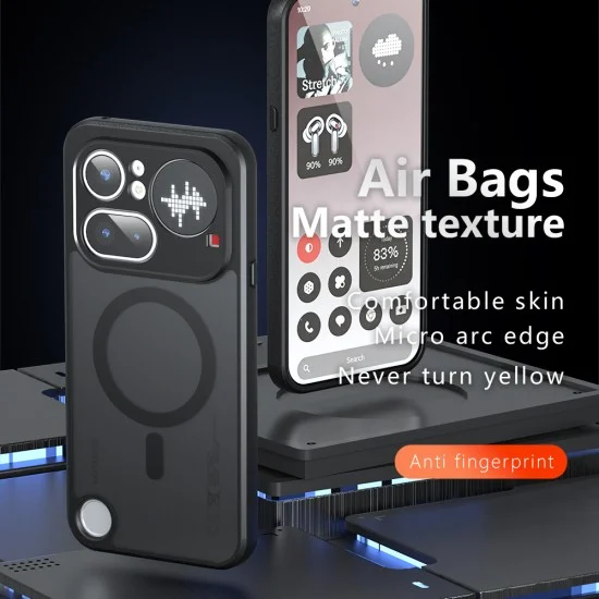 Калъф Techsuit PureFrost MagSafe - Nothing Phone (4b) - Матово черен
