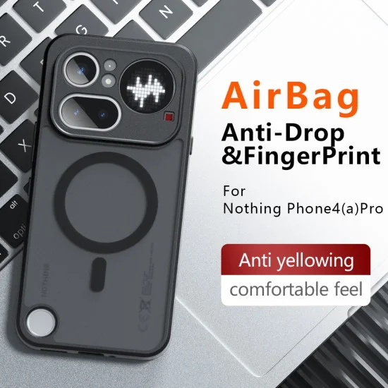 Калъф Techsuit PureFrost MagSafe - Nothing Phone (4b) - Матово черен