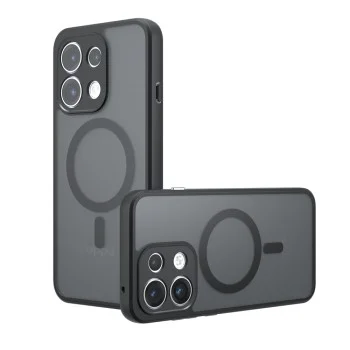 Калъф Techsuit PureFrost MagSafe - Oppo Reno16 F / Reno16 FS - Матово черен