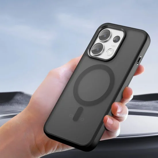 Калъф Techsuit PureFrost MagSafe - Oppo Reno16 Pro - Матово черен