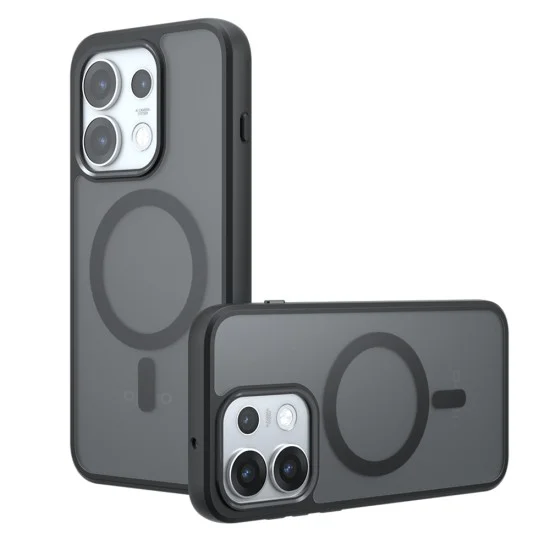Калъф Techsuit PureFrost MagSafe - Oppo Reno16 Pro - Матово черен