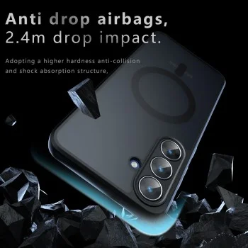 Калъф Techsuit PureFrost MagSafe - Samsung Galaxy S26 FE - Матово черен