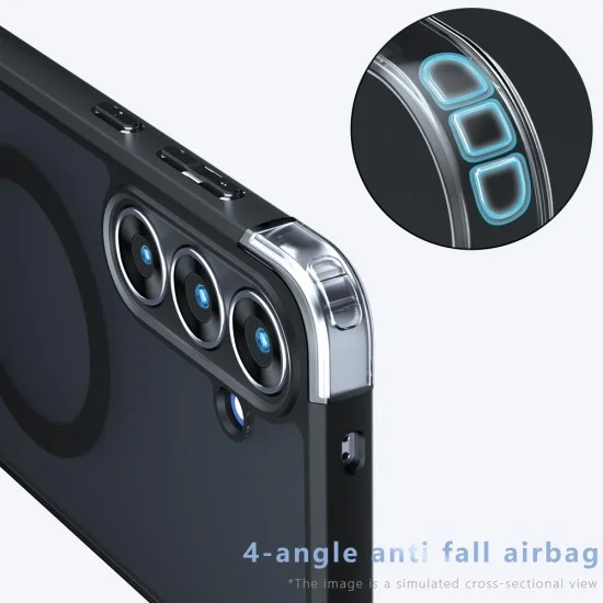 Калъф Techsuit PureFrost MagSafe - Samsung Galaxy S26 FE - Матово черен