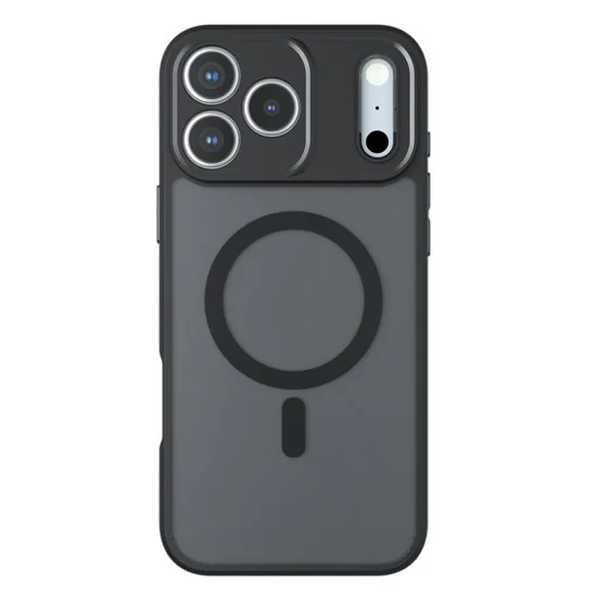 Калъф Techsuit PureFrost MagSafe - iPhone 18 Pro / iPhone 17 Pro - Матово черен