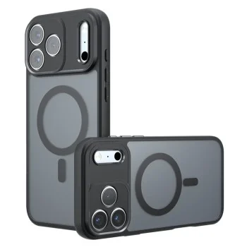 Калъф Techsuit PureFrost MagSafe - iPhone 18 Pro / iPhone 17 Pro - Матово черен