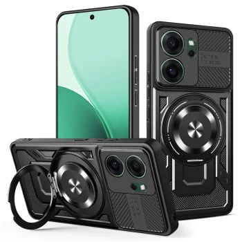 Калъф – Techsuit RuggedCam – Oppo Reno14 F / Reno14 FS 5G – Черен