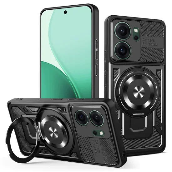 Калъф – Techsuit RuggedCam – Oppo Reno14 F / Reno14 FS 5G – Черен