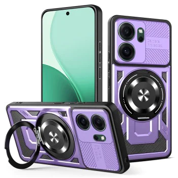 Калъф – Techsuit RuggedCam – Oppo Reno14 F / Reno14 FS 5G – Лилав