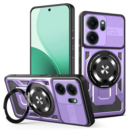 Калъф – Techsuit RuggedCam – Oppo Reno14 F / Reno14 FS 5G – Лилав