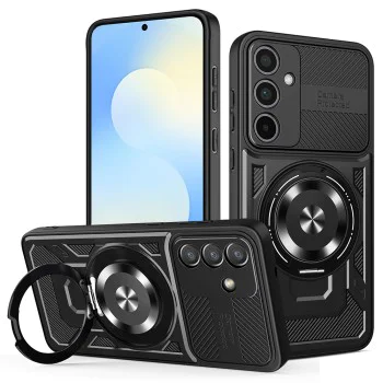 Калъф – Techsuit RuggedCam – Samsung Galaxy S25 FE – Черен