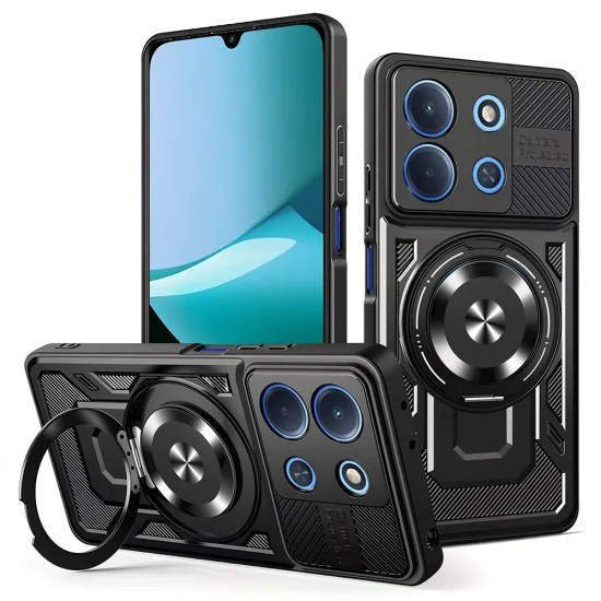 Калъф – Techsuit RuggedCam – Xiaomi Redmi 15C 4G / Redmi 15C 5G – Черен