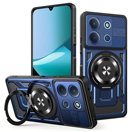 Калъф – Techsuit RuggedCam – Xiaomi Redmi 15C 4G / Redmi 15C 5G – Син