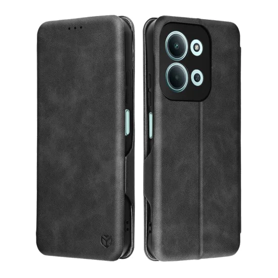 Калъф – Techsuit Safe Wallet Plus – Xiaomi Redmi 15C 4G / Redmi 15C 5G – Черен
