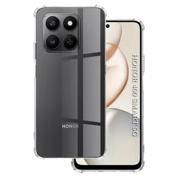 Калъф – Techsuit Shockproof Clear Silicone – Honor 400 Smart 5G / 400 Smart 4G / X7d 4G – Прозрачен