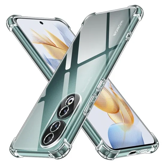 Калъф Techsuit Shockproof Clear Silicone - Honor 600 Smart - Прозрачен