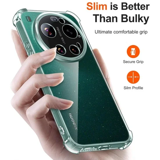 Калъф Techsuit Shockproof Clear Silicone MagSafe - Xiaomi 17 Ultra - Прозрачен