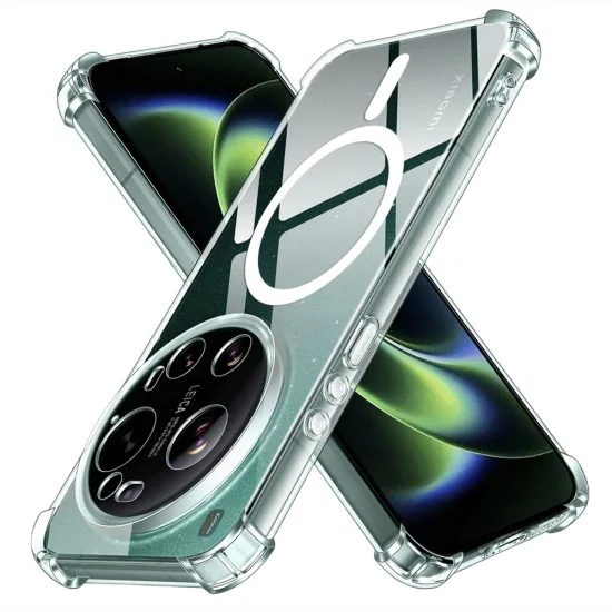 Калъф Techsuit Shockproof Clear Silicone MagSafe - Xiaomi 17 Ultra - Прозрачен