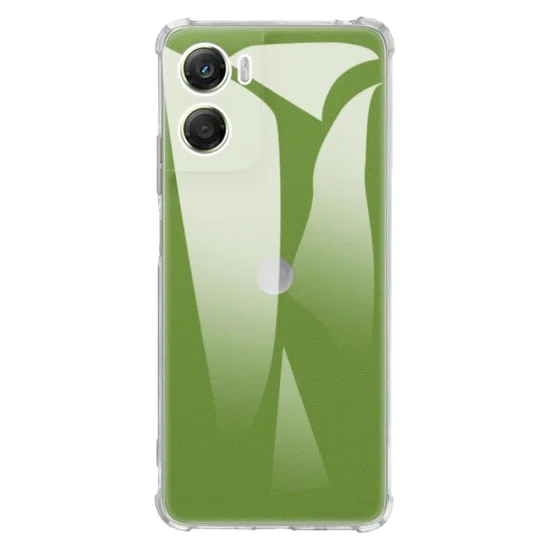 Калъф – Techsuit Shockproof Clear Silicone – Motorola Moto G06 – Прозрачен