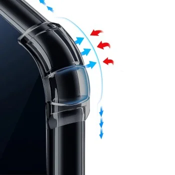 Калъф Techsuit Shockproof Clear Silicone - Oppo Reno16 Pro - Сив
