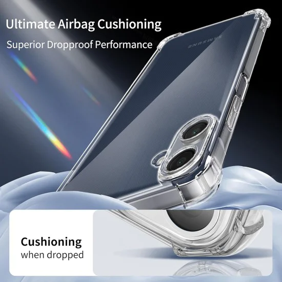 Калъф – Techsuit Shockproof Clear Silicone – Samsung Galaxy A07 4G – Прозрачен