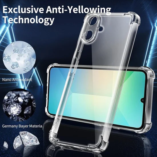 Калъф – Techsuit Shockproof Clear Silicone – Samsung Galaxy A07 4G – Прозрачен