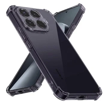 Калъф Techsuit Shockproof Clear Silicone - Xiaomi 17T Pro - Сив