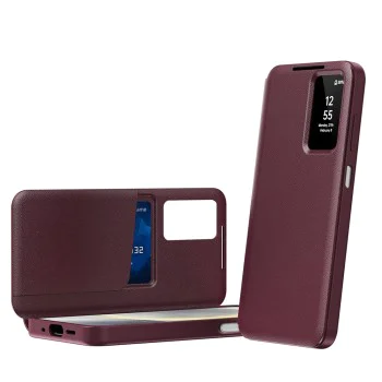 Калъф – Techsuit SmartView Series – Samsung Galaxy A17 5G / A17 4G / A26 5G – Червен