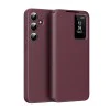 Калъф – Techsuit SmartView Series – Samsung Galaxy S25 FE – Червен