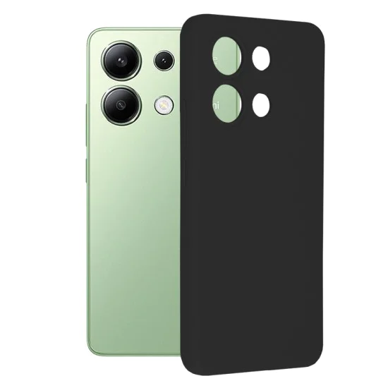 Калъф – Techsuit Soft Edge Silicone – Xiaomi Redmi Note 13 4G – Черен