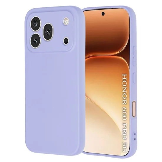 Калъф Techsuit SoftFlex - Honor 600 Pro - Светло лилав