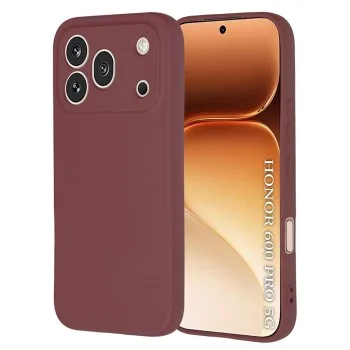 Калъф Techsuit SoftFlex - Honor 600 Pro - Тъмно червен