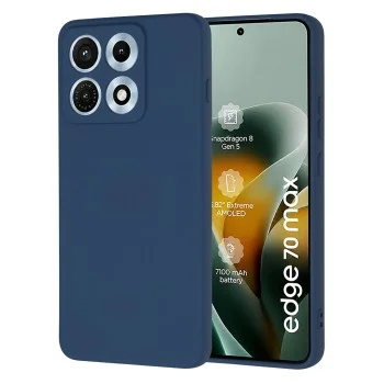 Калъф Techsuit SoftFlex - Motorola Edge 70 Max - Тъмно син