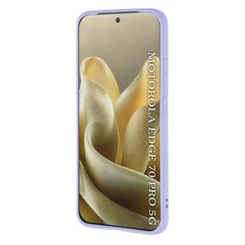 Калъф Techsuit SoftFlex - Motorola Edge 70 Pro - Светло лилав