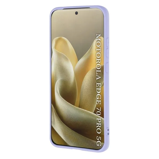Калъф Techsuit SoftFlex - Motorola Edge 70 Pro - Светло лилав