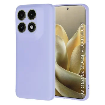 Калъф Techsuit SoftFlex - Motorola Edge 70 Pro - Светло лилав