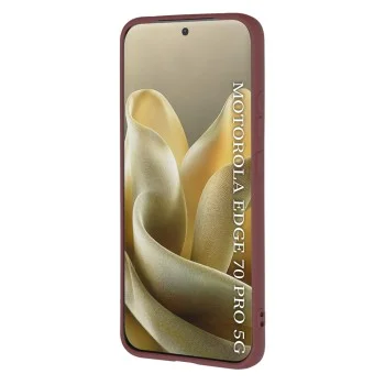 Калъф Techsuit SoftFlex - Motorola Edge 70 Pro - Тъмно червен