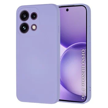 Калъф Techsuit SoftFlex - Oppo Reno16 F / Reno16 FS - Светло лилав