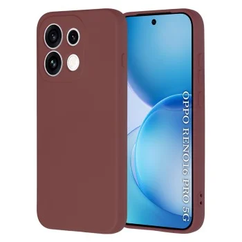 Калъф Techsuit SoftFlex - Oppo Reno16 Pro - Тъмно червен