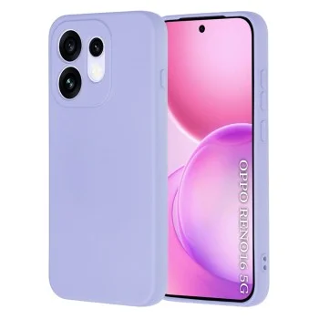 Калъф Techsuit SoftFlex - Oppo Reno16 - Светло лилав