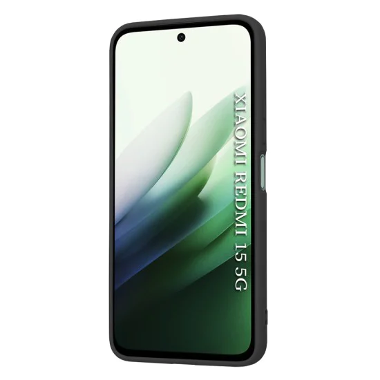 Калъф – Techsuit SoftFlex – Xiaomi Redmi 15 4G / Redmi 15 5G – Черен