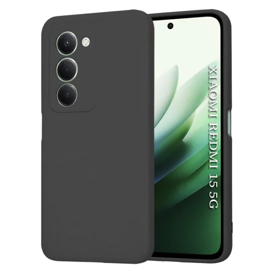 Калъф – Techsuit SoftFlex – Xiaomi Redmi 15 4G / Redmi 15 5G – Черен