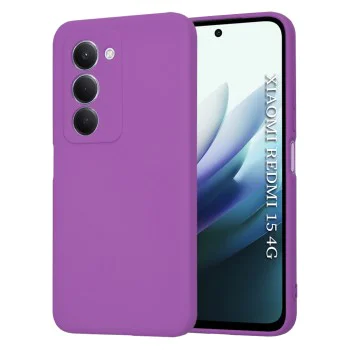Калъф – Techsuit SoftFlex – Xiaomi Redmi 15 4G / Redmi 15 5G – Лилав