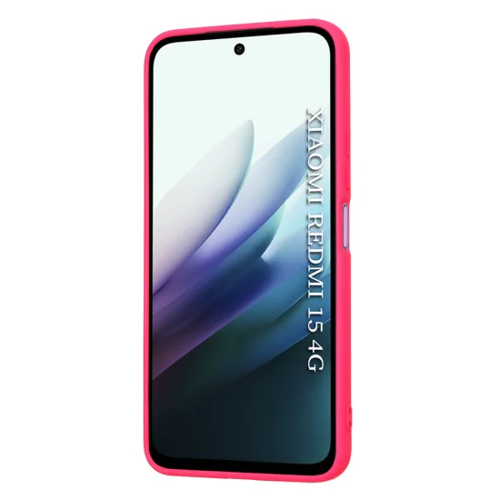 Калъф – Techsuit SoftFlex – Xiaomi Redmi 15 4G / Redmi 15 5G – Яркорозов