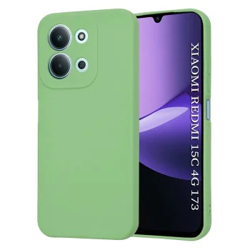 Калъф – Techsuit SoftFlex – Xiaomi Redmi 15C 4G / Redmi 15C 5G – Ментовозелен